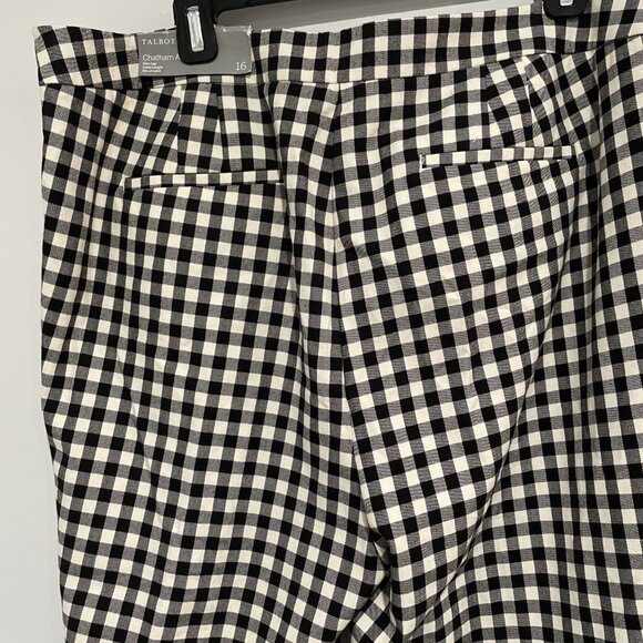 Talbot Women Chatham Ankle Checkers Size 16 Pants - Picture 12 of 13